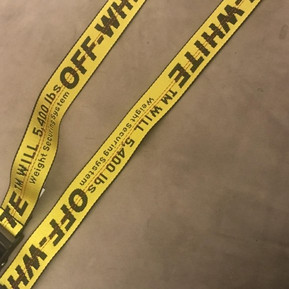 Can an off white belt actually hold 5400 lbs effectaceto